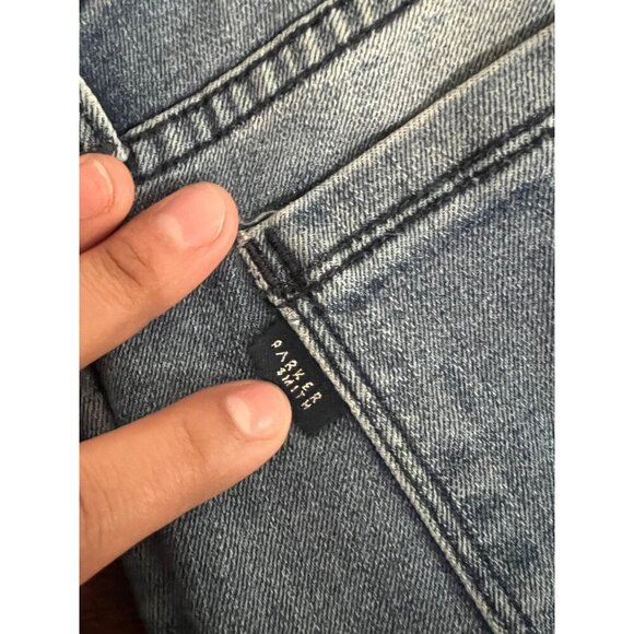 Parker Smith Twisted Seam Cropped Skinny Jeans in Ocean Side Size 24 - Picture 11 of 11